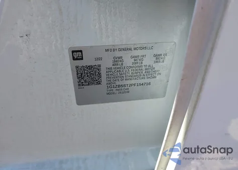 2023 Chevrolet Malibu Fwd Ls from USA, damaged, VIN 1G1ZB5ST2PF154716